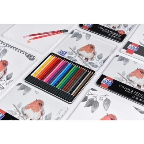 Bloc desen Oxford Drawing, A4 50 file, 160g/mp, spira dubla, colectia Artistic