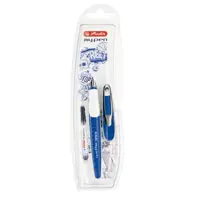 Stilou my.pen penita M, culoare albastru / alb, blister