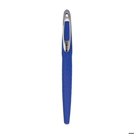 Stilou my.pen penita M, culoare albastru / alb, blister
