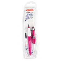 Stilou my.pen penita M, culoare roz / alb, blister