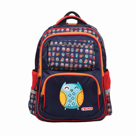 Rucsac Spark, dimensiune 30 x 13 x 45 cm, sistem antigravity, motiv Happy Owls