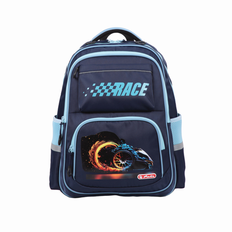 Rucsac Spark, dimensiune 30 x 13 x 45 cm, sistem antigravity, motiv Race