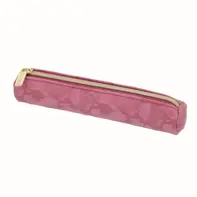 Penar tip etui rotund mini Bright Animal, dimensiune 21 x 4 x 4 cm, culoare roz