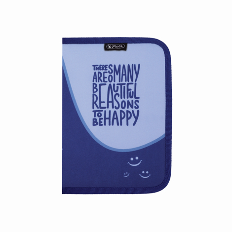 Penar echipat, 26 piese, 1 clapa, dimensiune 13,5 x 19,5 x 3,5 cm, motiv Be Happy