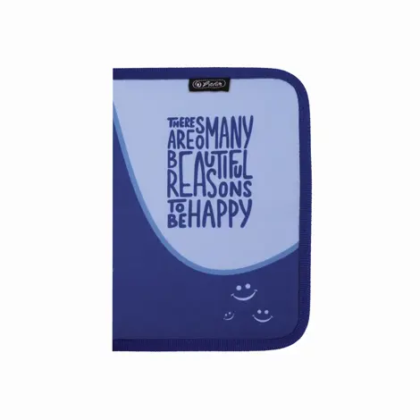 Penar echipat, 26 piese, 1 clapa, dimensiune 13,5 x 19,5 x 3,5 cm, motiv Be Happy