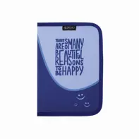 Penar echipat, 26 piese, 1 clapă,  dimensiune 13,5 x 19,5 x 3,5 cm, motiv Be Happy