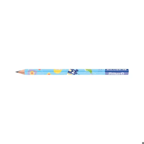 Creion grafit Jumbo invata-sa-scrii, lacuit, mina B, 2 bucati, blister
