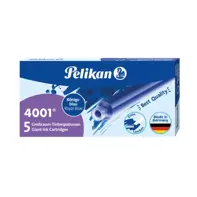 Cerneala 4001®, patroane mari, culoare albastru royal, set 5 bucati