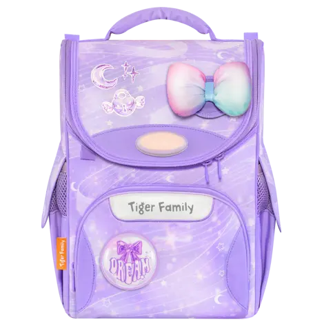 Ghiozdan neechipat Nature Quest Pro, dimensiune 35 x 31 x 19 cm, motiv Purple Dreams, Go Green