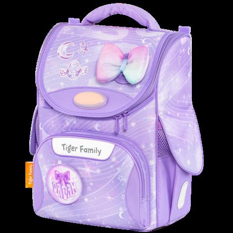 Ghiozdan neechipat Nature Quest Pro, dimensiune 35 x 31 x 19 cm, motiv Purple Dreams, Go Green