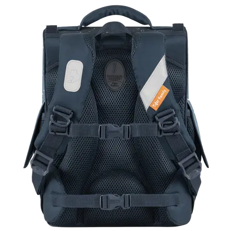 Ghiozdan neechipat Nature Quest Pro, dimensiune 35 x 31 x 19 cm, motiv Block City, Go Green