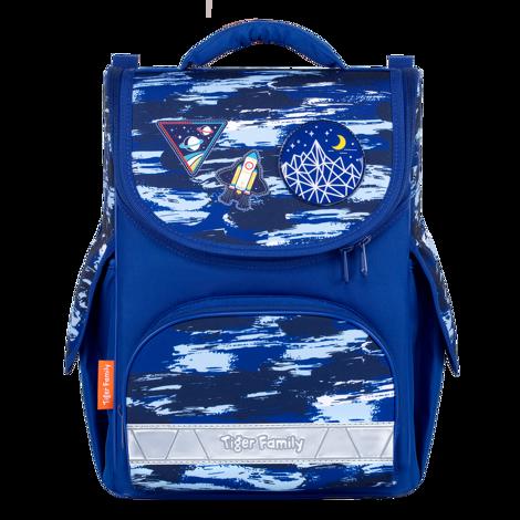 Ghiozdan neechipat Nature Quest Lite, dimensiune 35 x 31 x 19 cm, motiv Space Journey