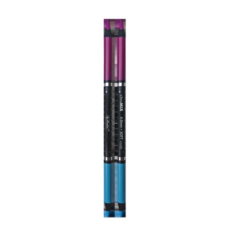 CREIOANE COLOR HERLITZ BI-COLOR 12 BUC, SECTIUNE ROTUNDA, MINA 4MM, 24 CULORI