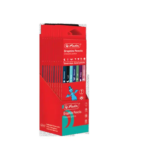 CREIOANE HB ZILE SAPTAMANA VOPSIT 7 BUC, SECTIUNE ROTUNDA, MINA 2.2MM