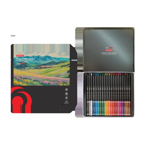 CREIOANE COLOR HERLITZ CUTIE METAL 24 BUC, ARTMATE, VOPSITE, SECTIUNE ROTUNDA, MINA 4MM