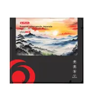CREIOANE COLOR AQUARELLE HERLITZ 24 BUC, ARTMATE, SECTIUNE ROTUNDA, MINA 3.3MM, CUTIE METAL