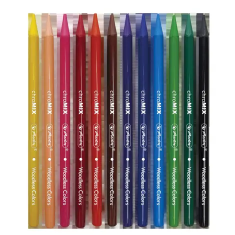CREIOANE COLOR HERLITZ FARA LEMN 12 BUC, SECTIUNE ROTUNDA, MINA 7.2MM