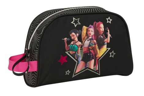 Geanta cosmetica K-Pop Demon Hunters Energy adaptabila la troler 28x18x10 cm