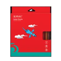 CREIOANE COLOR HERLITZ 24 BUC, SECTIUNE PATRATA, MINA 3MM
