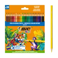 Creioane colorate din lemn Evolution Smooth, 24 culori