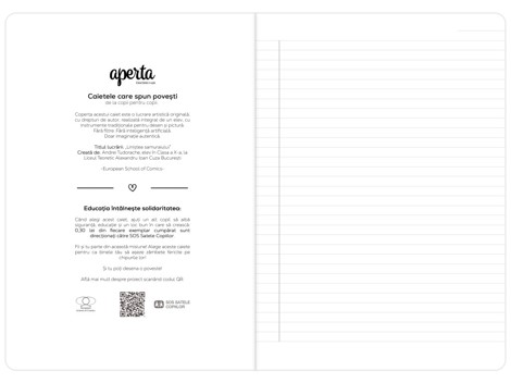 Caiet A4 48file 80g Linistea Samuraiului dictando Aperta