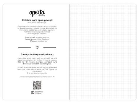 Caiet A5 48file 80g  Vulpoiul pofticios matematica Aperta