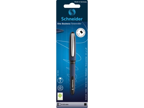 Roller 0.6mm Schneider One Business Negru, blister