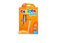 Creioane color 3 in 1 Baby 1+ Carioca, set 6 culori