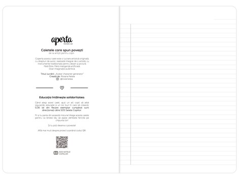 Caiet A4 48file 80g Avatar character generator dictando Aperta

