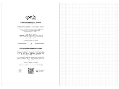 Caiet A4 48file 80g Code matematica Aperta