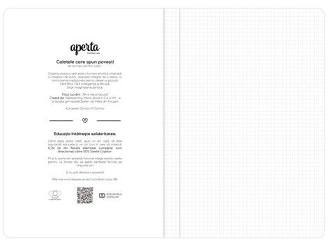 Caiet A4 48file 80g TERRA necunoscuta matematica Aperta