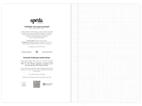 Caiet A4 48file 80g TERRA necunoscuta matematica Aperta
