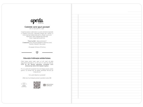 Caiet A4 48file 80g Sakura blossom dictando Aperta