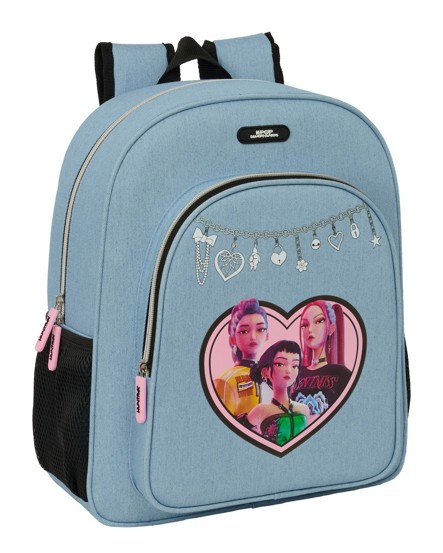 Rucsac copii K-Pop Demon Hunters Huntr/X  adaptabil la troler 32x38x12 cm