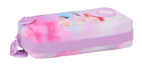 Penar fete K-Pop Demon Hunters Artist cu 3 compartimente banda elastica 22x8.5x6 cm