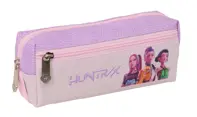 Penar fete K-Pop Demon Hunters Iconic 3 compartimente cu banda elastica 22x8.5x6 cm