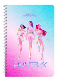 Notebook A4  K-Pop Demon Hunters Stationery 80 file 21.5x31x1 cm