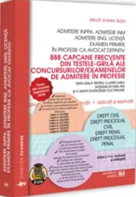 888 capcane frecvente din testele-grilă ale concursurilor/examenelor de admitere în profesie (ediția 5, revăzută și adăugită)