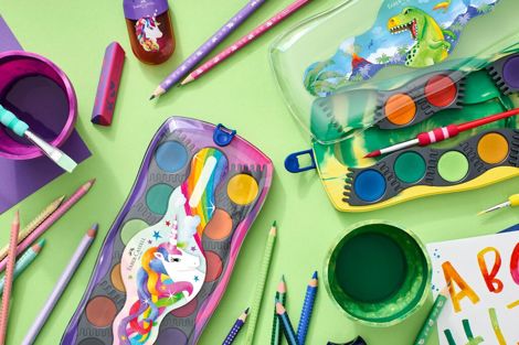 CUTIE APA CLICK&GO DINOZAURI VERDE MARMORAT FABER-CASTELL
