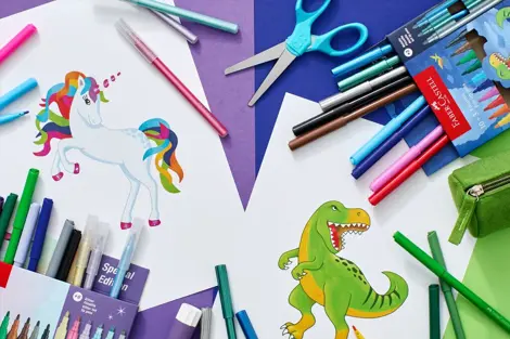 CARIOCA 10+3 CULORI DINOZAURI FABER-CASTELL