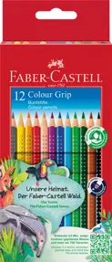 CREIOANE COLORATE 12 CULORI GRIP 2001 FABER-CASTELL
