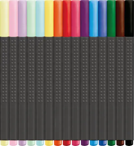 LINER 0.4MM SET 15 BUC PROMO CUTIE METAL FABER-CASTELL