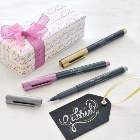 MARKER METALLICS SET 6 BUC FABER-CASTELL