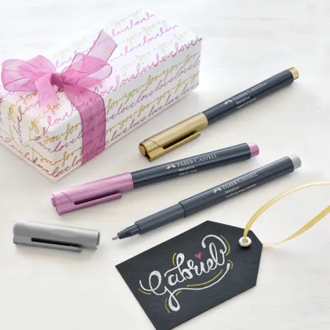 MARKER METALLICS SET 6 BUC FABER-CASTELL