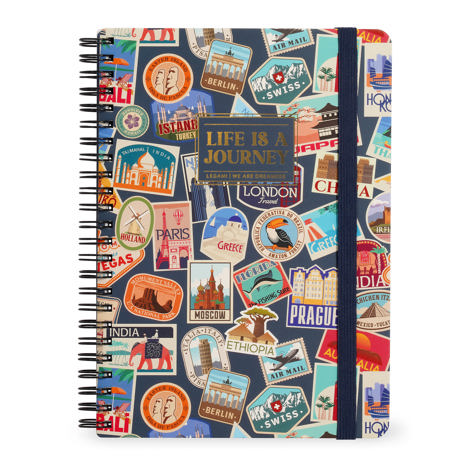 CARNET TRAVEL STICKERS LEGAMI