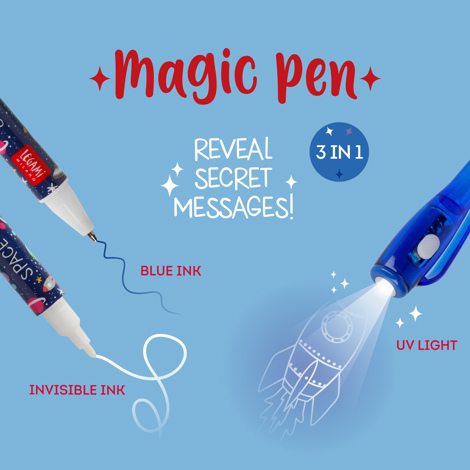 PIX CU CERNEALA INVIZIBILA MAGIC PEN SPACE LEGAMI