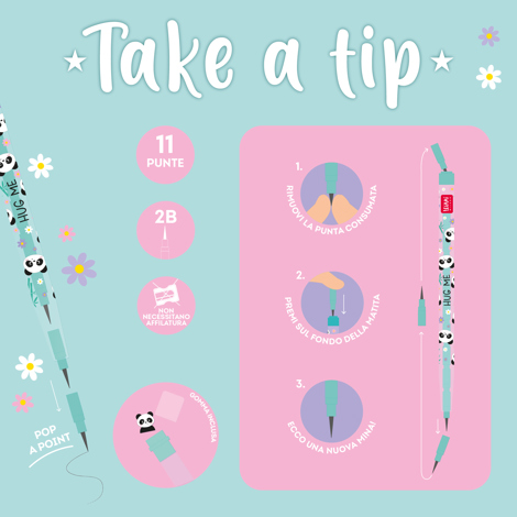 CREION TAKE A TIP PANDA LEGAMI