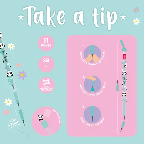 CREION TAKE A TIP PANDA LEGAMI