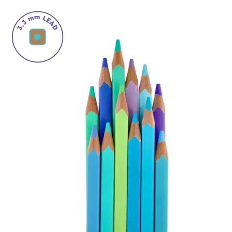SET 12 CREIOANE COLORATE LIVE COLOURFULLY OCEAN PALETTE LEGAMI