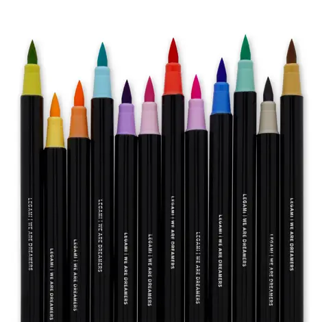 SET 12 MARKERE TIP PENSULA PASTEL COLOURS LEGAMI